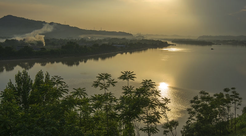 木城库区傍晚