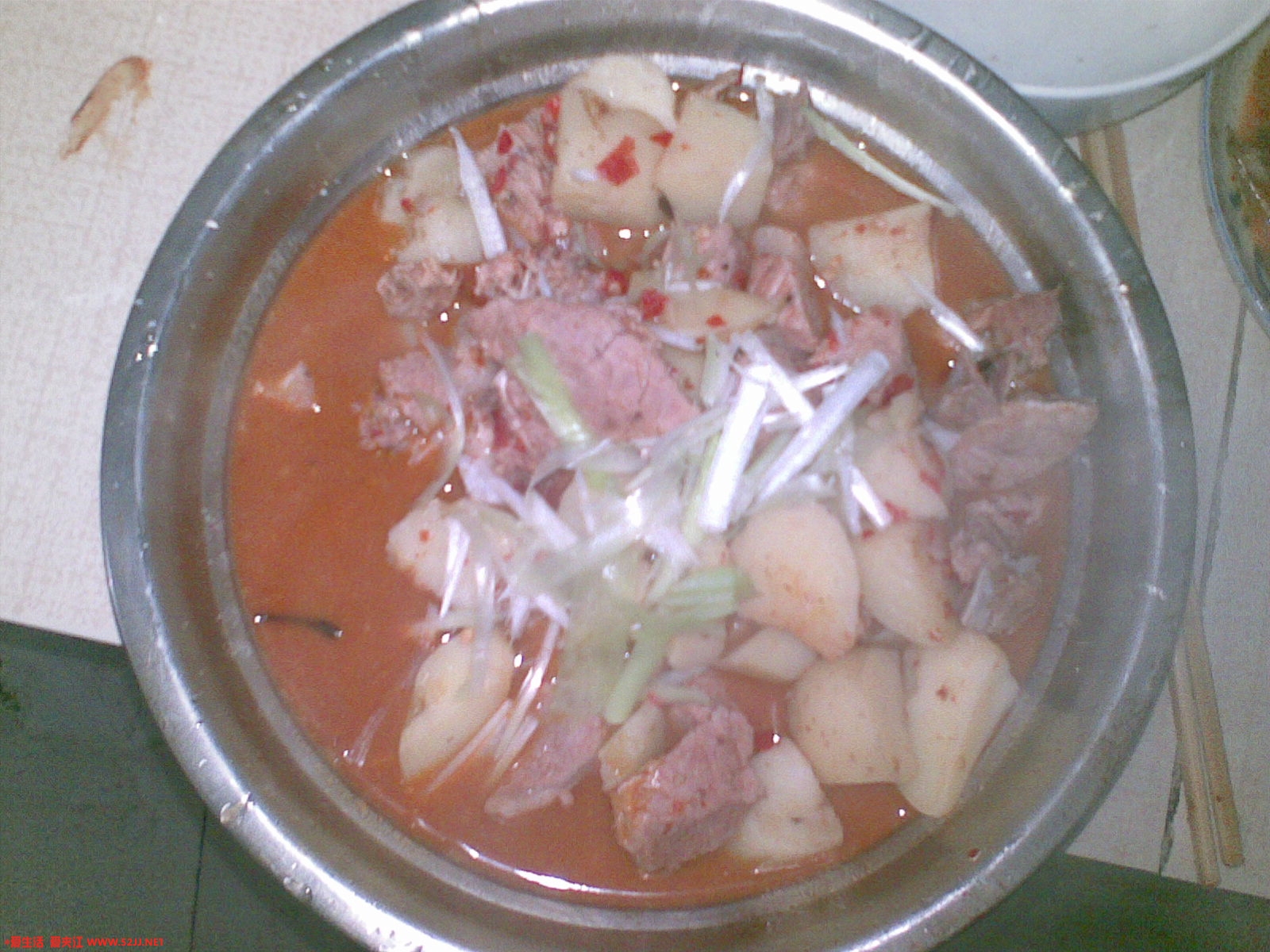 土豆烧排骨
