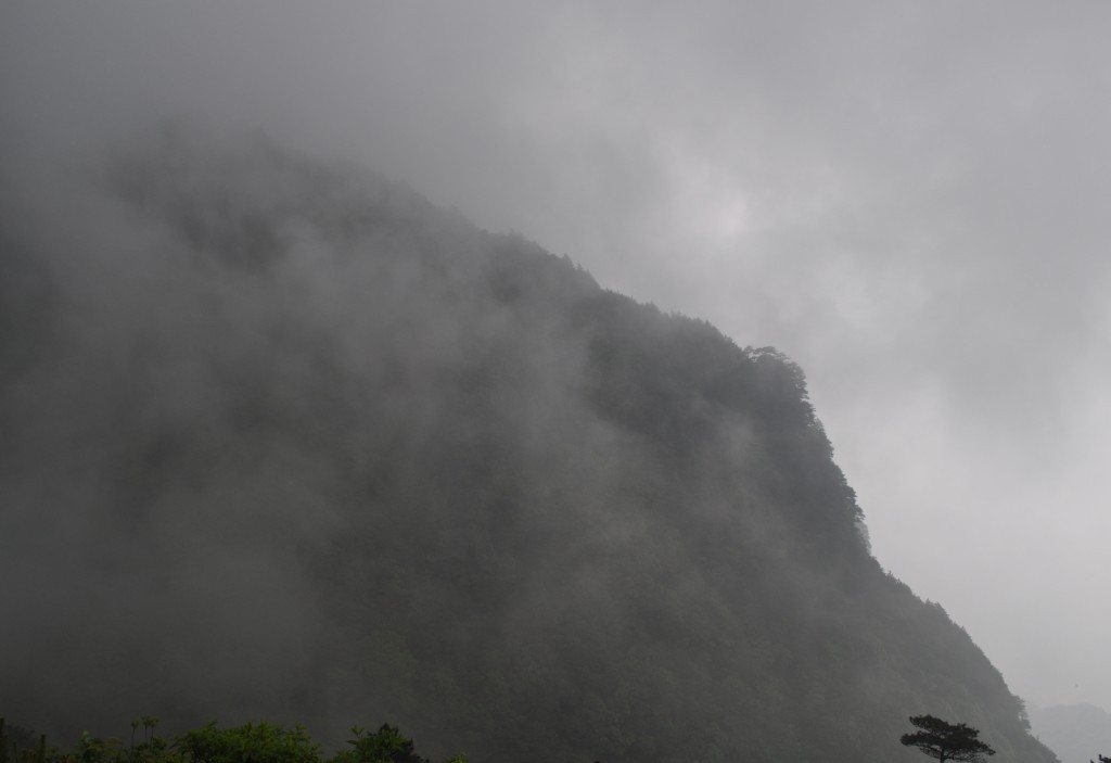 山腰上