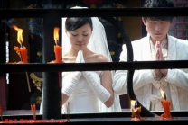 峨眉山金顶婚纱照