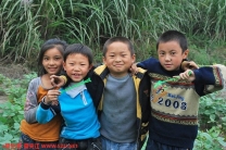 原生态小学生（摄于苏稽扬湾）