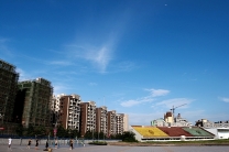 学拍夕阳