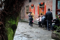 春节拍古街景